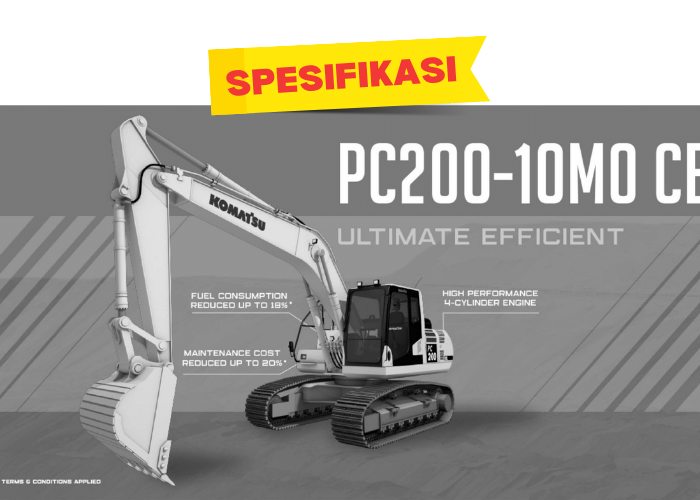 Spesifikasi Pc 200 Excavator komatsu